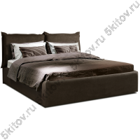 Кровать 1,4 Baveno с подъемным механизмом, шоколад