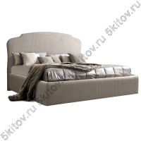 Кровать 1,6 Rimini с подъемным механизмом, светло-серый в Москве купить в интернет магазине - 5 Китов