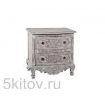 Тумба прикроватная Версаль (Versaille), серый в Москве купить в интернет магазине - 5 Китов