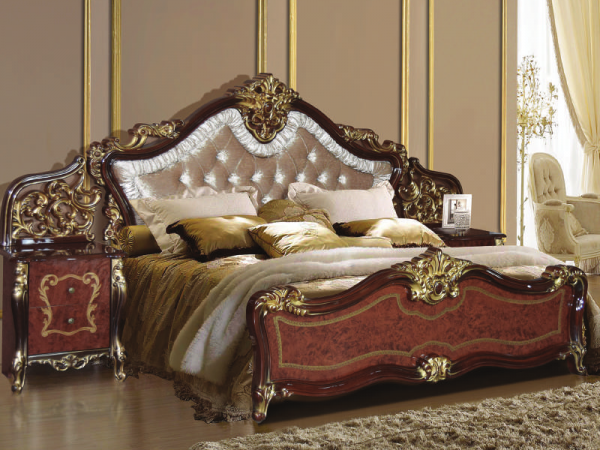 Кровать 1,6м Джоконда Диа, орех глянец в Москве купить в интернет магазине - 5 Китов