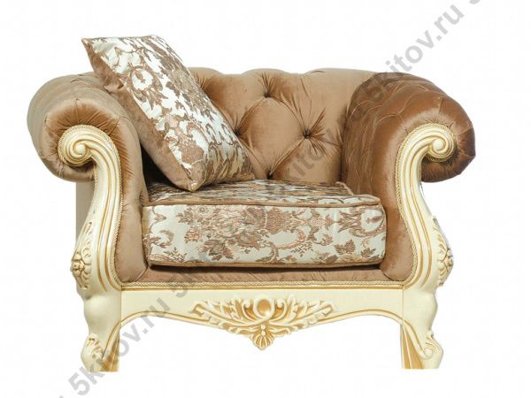 Комплект мягкой мебели Ассоль (диван 3-х местный раскладной, кресло 2шт.), крем в Москве купить в интернет магазине - 5 Китов