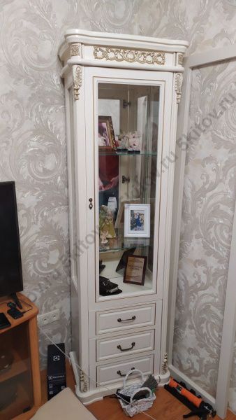 Комплект витрин однодверных  Мадлен АРД, крем (левая и правая) в Москве купить в интернет магазине - 5 Китов