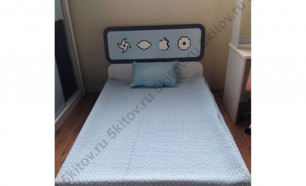 Спальня детская Бамбино 4622, бело-синяя в Москве купить в интернет магазине - 5 Китов