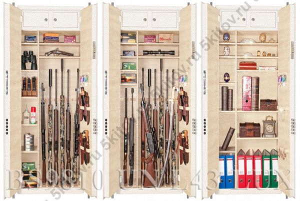 Элитный универсальный сейф GunSafe BS9810 UN L43 Lux в Москве купить в интернет магазине - 5 Китов