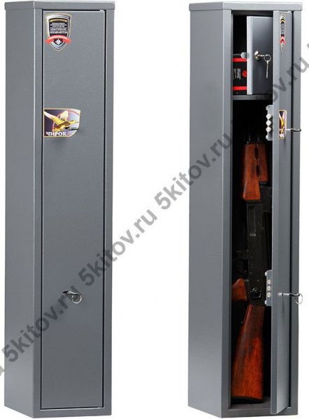 Металлический шкаф для хранения оружия AIKO ЧИРОК 1025 в Москве купить в интернет магазине - 5 Китов