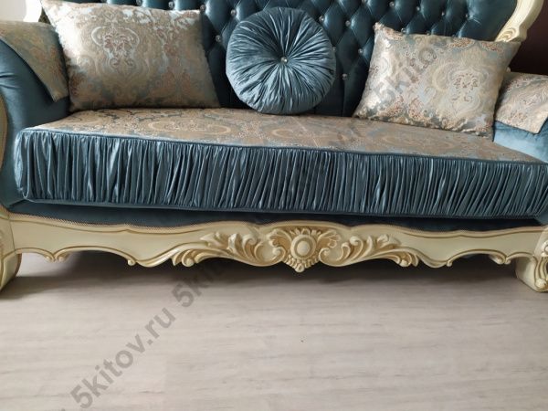 Мягкая мебель Эсмеральда, крем (бирюза) в Москве купить в интернет магазине - 5 Китов