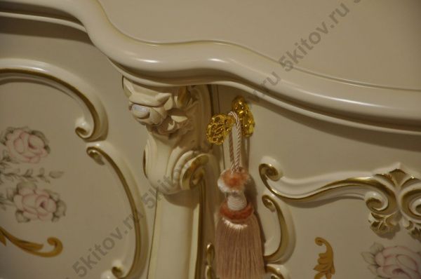 Комплект гостиной Магдалена (витрины левая,правая, тумба ТВ), слоновая кость в Москве купить в интернет магазине - 5 Китов