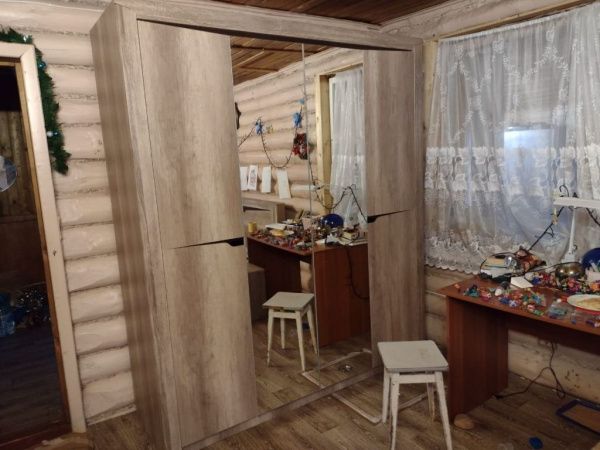 Комплект спальни Гарда, дуб каньон (Кровать 1,6, тумба прикроватная 2шт., комод с зеркалом, шкаф 4-х дверный) в Москве купить в интернет магазине - 5 Китов