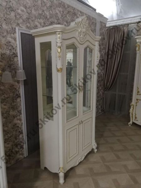 Витрина 2-х дверная Джоконда АРД, крем в Москве купить в интернет магазине - 5 Китов