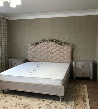 Кровать 1,8м Мария АРД, платина серая в Москве купить в интернет магазине - 5 Китов
