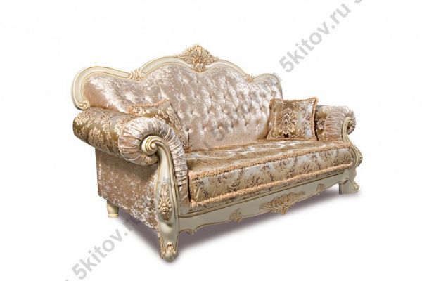 Комплект мягкой мебели Илона (диван 3-х местный раскладной, кресло 2шт.), крем в Москве купить в интернет магазине - 5 Китов