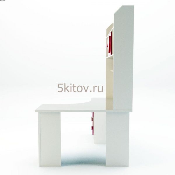 Комплект для детской Виолетта (кровать 1.2,прикроватный столик, угловой комп. стол, шкаф 3-х дверный) в Москве купить в интернет магазине - 5 Китов