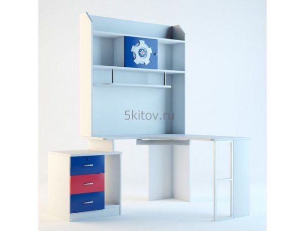 Угловой компьютерный стол Ливио в Москве купить в интернет магазине - 5 Китов