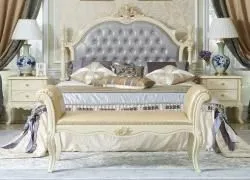 Кровать 1,8 без изножья 9908-B Фиоре Бьянко, слоновая кость в Москве купить в интернет магазине - 5 Китов