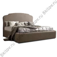 Кровать 1,6 Rimini с подъемным механизмом, пепельно-коричневый в Москве купить в интернет магазине - 5 Китов
