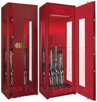 Оружейный сейф с бронестёклами и подсветкой GunSafe BS9 F6A9 El Flock