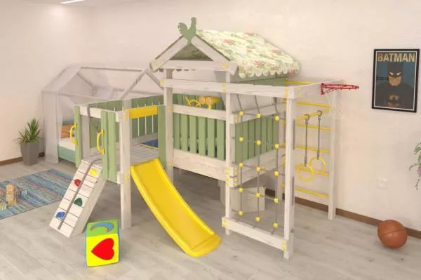Игровой комплекс-кровать Савушка Baby - 7 в Москве купить в интернет магазине - 5 Китов