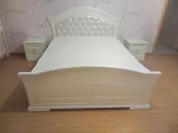 Кровать с мягким изголовьем 160*200 Венера, беж