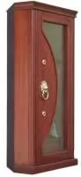 Угловой сейф для оружия в дереве с бронестёклами GunSafe AMW8-corner в Москве купить в интернет магазине - 5 Китов