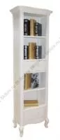 Шкаф книжный узкий DF892L Кантри, белый в Москве купить в интернет магазине - 5 Китов