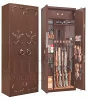 Сейф с кованой инкрустацией «Листья» GunSafe BS968.d32.L43 PRIMARY