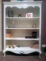 Стеллаж Паола BS.SH.PO.18, молочно-белый в Москве купить в интернет магазине - 5 Китов