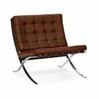 Кресло BARCELONA CHAIR коньячный в Москве купить в интернет магазине - 5 Китов