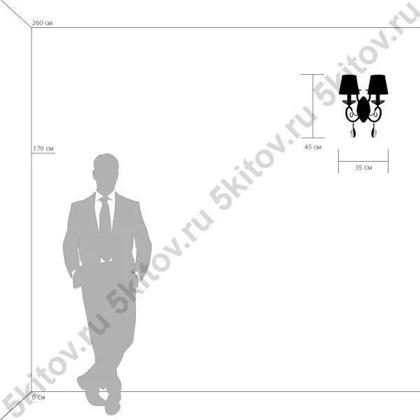 Бра RICERCO 693622 в Москве купить в интернет магазине - 5 Китов