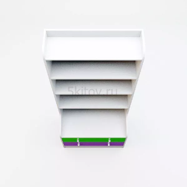 Книжный стеллаж универсальный в Москве купить в интернет магазине - 5 Китов