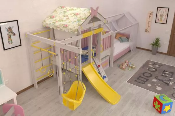 Игровой комплекс-кровать Савушка Baby - 6 в Москве купить в интернет магазине - 5 Китов