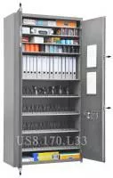 Сейф для документов, оружия, боеприпасов и пистолетов GunSafe US8 170.L33