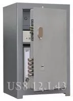 Универсальный сейф для документов, пистолетов, боеприпасов GunSafe US8 12.L43