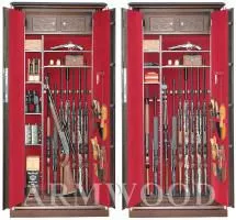 Оружейный сейф в дереве Armwood 757d32 EL Flock Plus в Москве купить в интернет магазине - 5 Китов