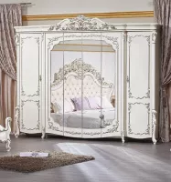 Шкаф 6 дверей Венеция Стайл (Style) АРД, крем
