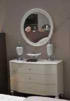 Комод широкий Римини (Rimini), лак Pearl White в Москве купить в интернет магазине - 5 Китов