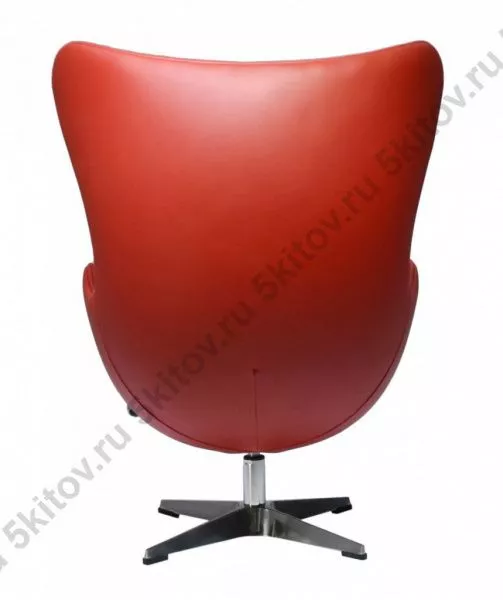 Кресло EGG CHAIR красный (экокожа) в Москве купить в интернет магазине - 5 Китов