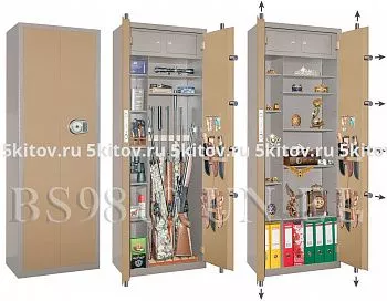 Универсальный сейф для хранения оружия и ценностей GunSafe BS9810 UN EL