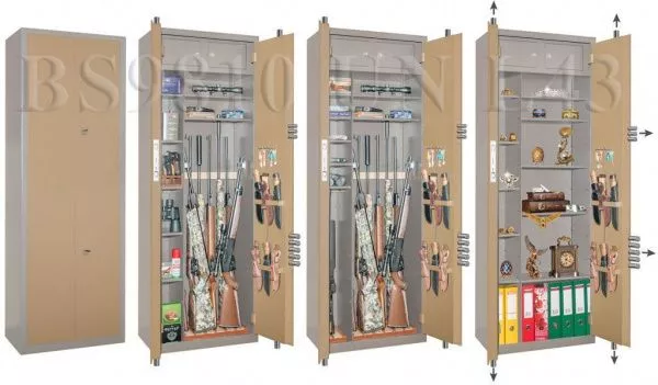 Универсальный сейф для хранения оружия и ценностей GunSafe BS9810 UN L43 в Москве купить в интернет магазине - 5 Китов