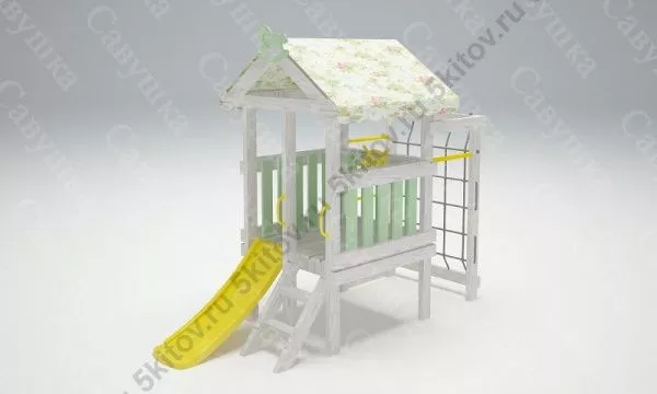 Кровать-игровой комплекс Савушка Baby 13 в Москве купить в интернет магазине - 5 Китов