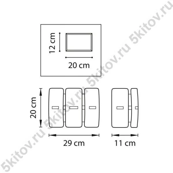 Бра LAMELLA 801616 в Москве купить в интернет магазине - 5 Китов