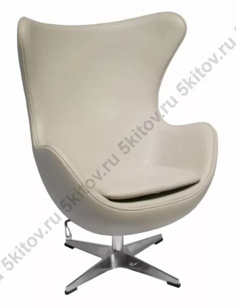 Кресло EGG CHAIR латте (экокожа) в Москве купить в интернет магазине - 5 Китов