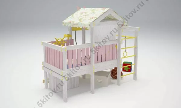 Кровать-игровой комплекс Савушка Baby 6 в Москве купить в интернет магазине - 5 Китов