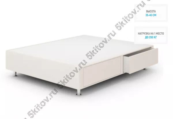 Кроватный бокс с ящиком Maxi 140х190/195/200 для большого веса в Москве купить в интернет магазине - 5 Китов