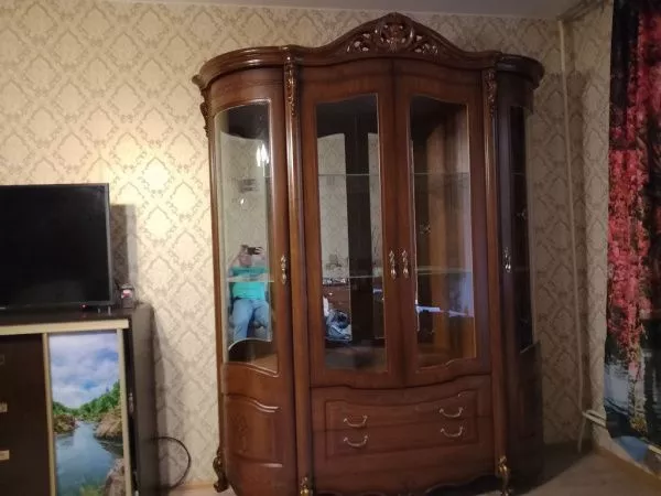 Витрина 4х дверная Аллегро - 1, орех в Москве купить в интернет магазине - 5 Китов