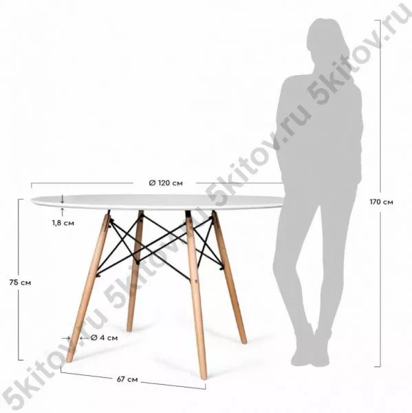 Столы Eames и стулья в Москве купить в интернет магазине - 5 Китов