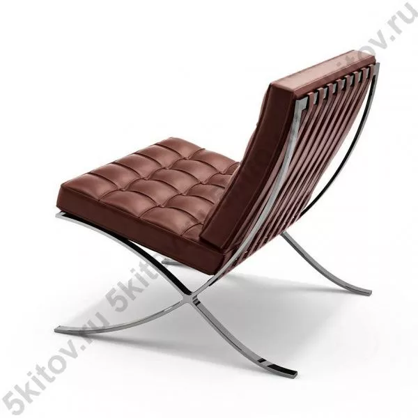 Кресло BARCELONA CHAIR коньячный в Москве купить в интернет магазине - 5 Китов