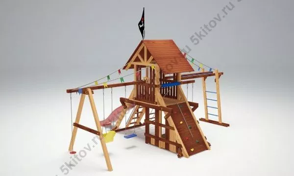 Детская площадка Савушка Lux 4 в Москве купить в интернет магазине - 5 Китов