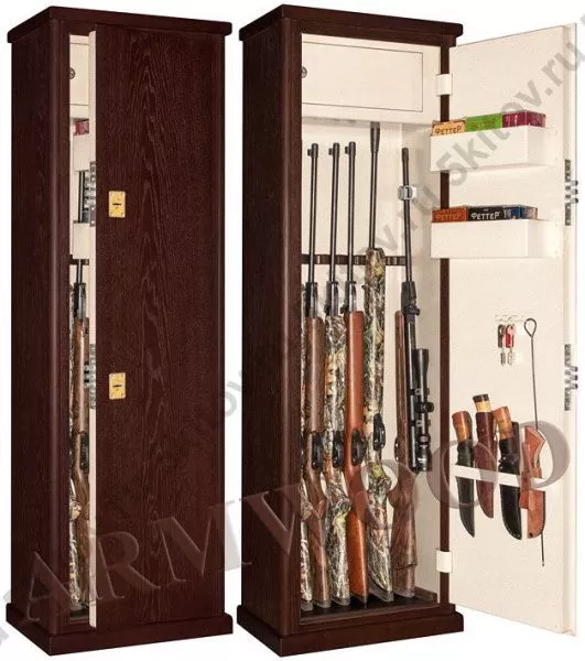 Оружейный сейф в дереве Armwood 57.074 Primary в Москве купить в интернет магазине - 5 Китов