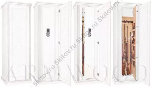 Оружейный сейф в дереве Armwood 95 EL DS2 LUX Patina в Москве купить в интернет магазине - 5 Китов