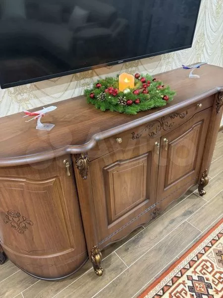 Комод / буфет с зеркалом Аллегро 5/6, орех в Москве купить в интернет магазине - 5 Китов
